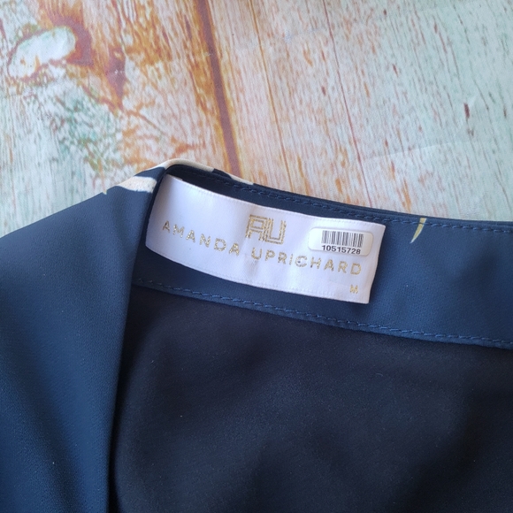 Amanda Uprichard Rhodes Floral One Shoulder Dress - Picture 6 of 7